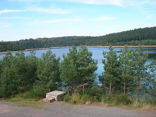 Criques boisées du lac de Pierre-Percée