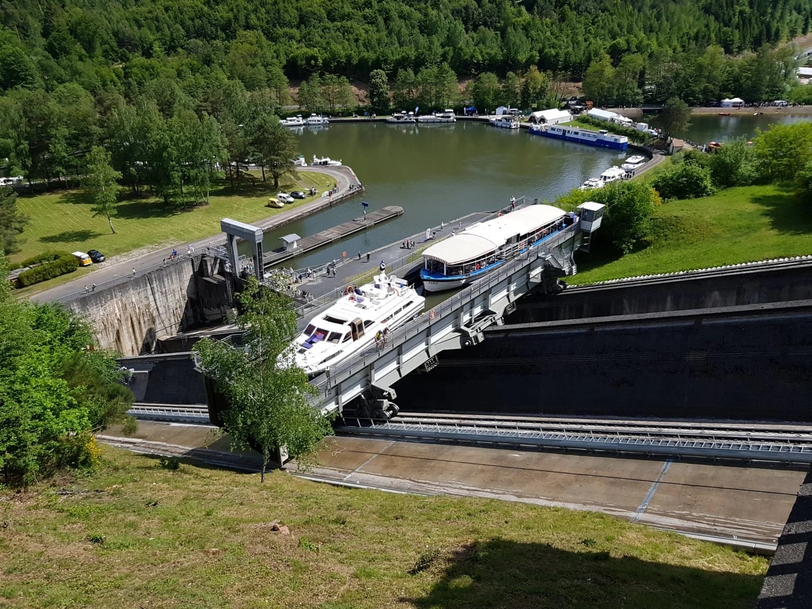 L’ascenseur à bateaux du plan incliné d’Arzviller