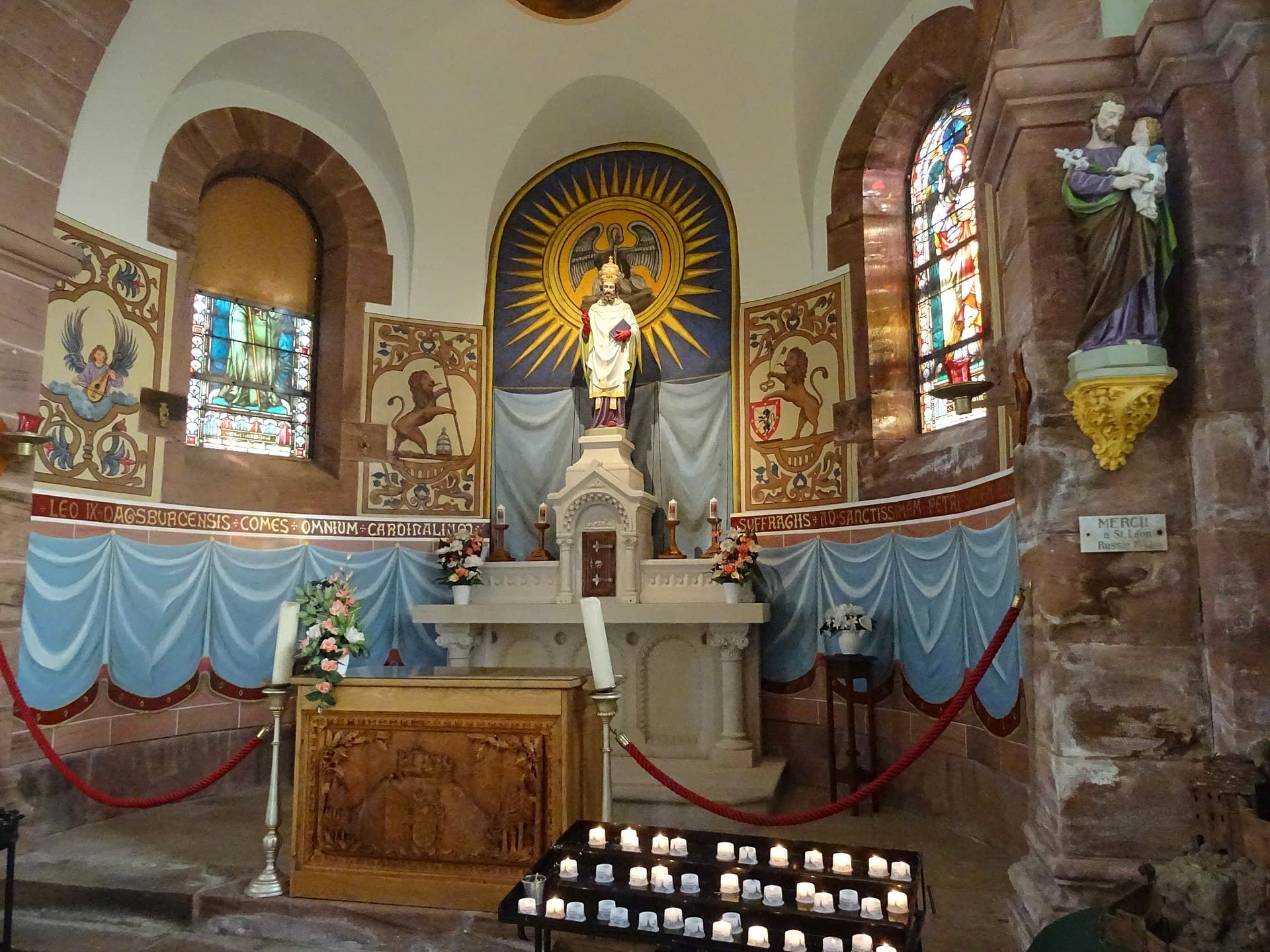 La chapelle Saint-Léon au sommet du rocher de Dabo