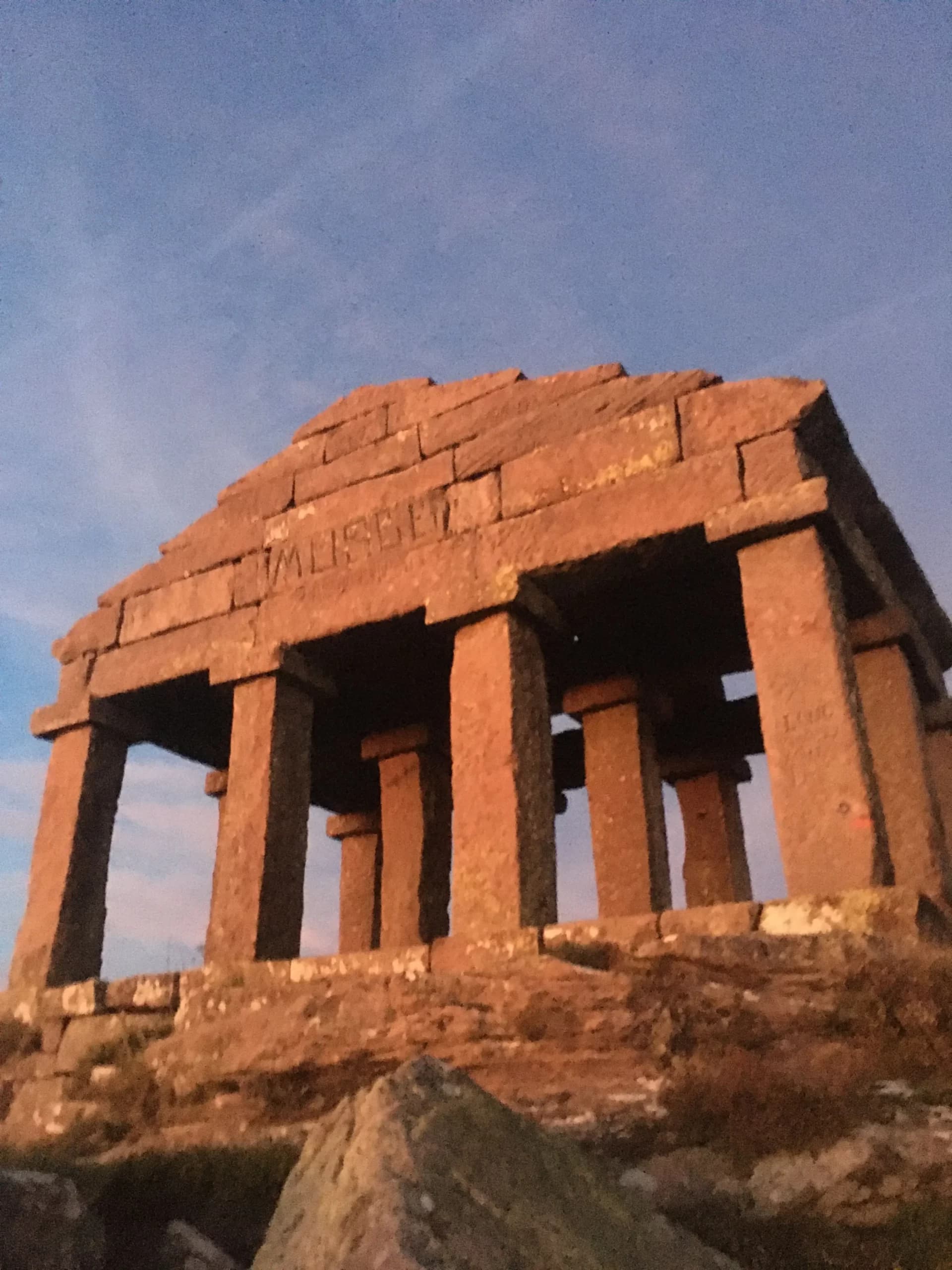 Le temple du Donon sur les hauteurs des Vosges